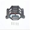 GPM Aluminum Front Fender Stabilizing Plate for Traxxas TRX-4, Black view 1