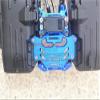 GPM Aluminum Front Fender Stabilizing Plate for Traxxas TRX-4, Black view 4