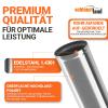 60 cm V2A Stainless Steel Round Tube, 127 mm OD, Polished & Beaded view 4