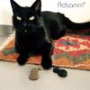 Adsamm 150 Self-Adhesive Felt Furniture Glides, Black, 20 x 20 mm view 2