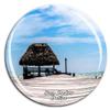 Weekino San Pedro, Belize 3D Crystal Glass Refrigerator Magnet, Tourist City Souvenir Gift view 1