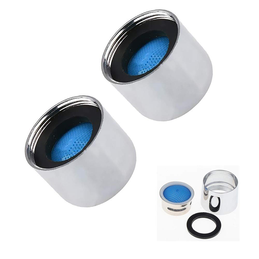 YLXD 2-Pack Faucet Aerators, Water-Saving Filters for Kitchen and Bathroom