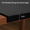 SK Studio Waterproof PU Leather Desk Mat with Edge Protection, Brown, 70 × 48 cm view 4