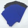 docsmagic.de 100 Premium Bi-Color Card Sleeves, Matte Dark Blue/Black, Standard Size 66 x 91 mm view 1