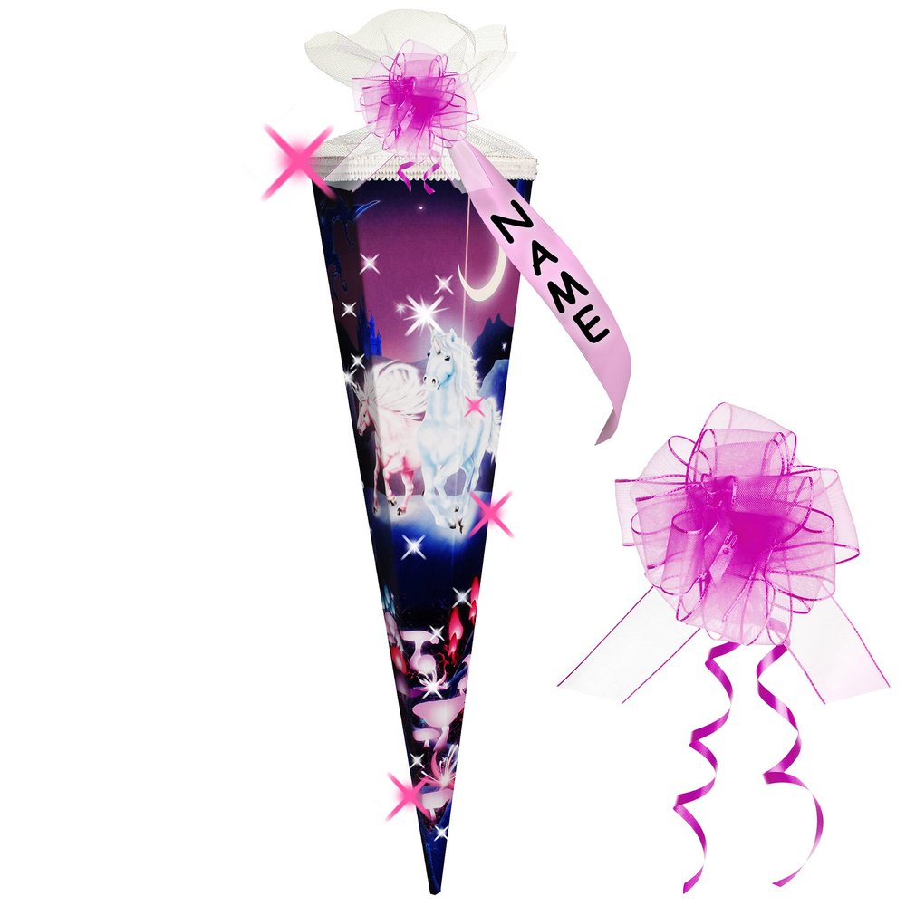 Sturdy Clear Plastic Tip for Unicorn Glitter Schultüte