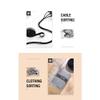 DFV mobile Magic Sticker Fastener Tape Nylon Cable Organizer, 20 mm x 1 m, for GIONEE M5 Marathon Mini (2016), Black view 4