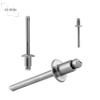 Ds Items Flat-Head Blind Rivets 3.0 x 14 mm, DIN 7337, A2 Stainless Steel, 20 Pieces view 3