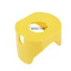 Sourcing Map Plastic Protective Cover for Two Feet, 22 mm, Yellow, 2-Pack view 2
