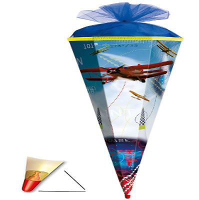 Matching Tulle Bow for Air Race School Cone