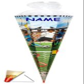alles-meine.de GmbH Matching 3D-Effect Bow for Soccer School Cones, 22/35 to 85/100 cm