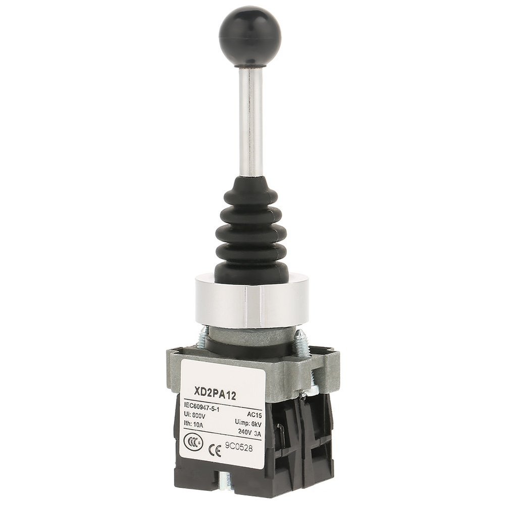 Momentary Joystick Switch, 2NO, 2-Position, for XD2PA12, 22 mm