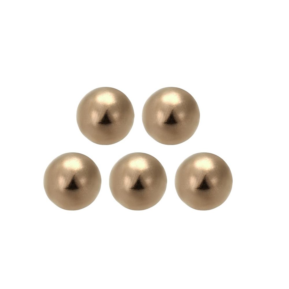 sourcing map 10Min Metric Precision Solid Brass Bearing Balls 12 mm