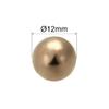 sourcing map 10Min Metric Precision Solid Brass Bearing Balls 12 mm view 2