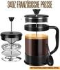 KICHLY French Press Coffee Maker, 1000 ml / 34 oz, Black view 4