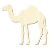 Wooden Camel/Dromedary V1, 25 cm Wide, 25-Piece Pack view 1