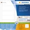 HERMA Labels, Inkjet/Laser/Copier, Self-Adhesive, Rounded Corners, 88.9 x 46.6 mm, White, 1,200 Labels view 1