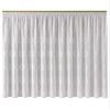 Custom White Scherli Voile Curtain with Universal Gathering Tape, 205 x 500 cm view 2