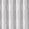 Custom White Scherli Voile Curtain with Universal Gathering Tape, 205 x 500 cm view 3