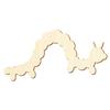 Wooden Caterpillar - 5–50 cm Wide - Decorative Cutout, 12 cm, Pack of 50 view 1