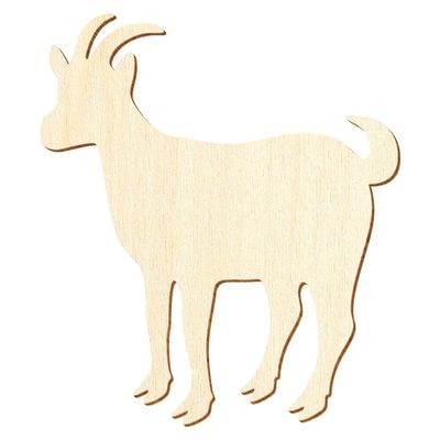 Wooden Goat V1, 5 cm, Pack of 50