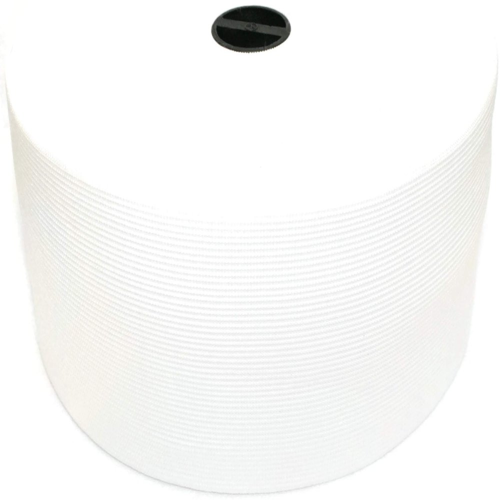 Jajasio White Elastic Band, 80 mm, 12 Meters, for Sewing