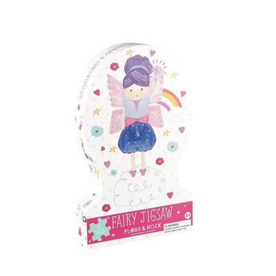 FLOSS&ROCK Fairy Unicorn Puzzle, 20 Pieces