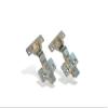 2-Pack 3D Half-Overlay Concealed Cabinet Hinges with Hydraulic Damper view 4