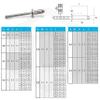 PROTECH 100 Blind Rivets 5.0 x 14 mm, Flat Head, DIN 7337, A2 Stainless Steel view 2