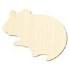 Wooden Hamster Shape, 42 cm, 1 Piece view 1
