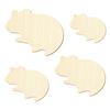 Wooden Hamster Shape, 42 cm, 1 Piece view 2