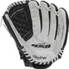 Rawlings Softball Series Glove, Basket Web, 13 in, Right-Hand Throw, Black/Gray, Model RSB130GB-6/0 13 BSK/NFC view 3