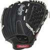 Rawlings Softball Series Glove, Basket Web, 13 in, Right-Hand Throw, Black/Gray, Model RSB130GB-6/0 13 BSK/NFC view 4