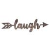 KU-DaYi Laugh Arrow Wooden Sign with Cutout, 12 in view 2