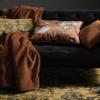 ESSENZA Furry Leather Brown Faux Fur Throw, 150 x 200 cm – 100% Polyester – Solid Color view 2