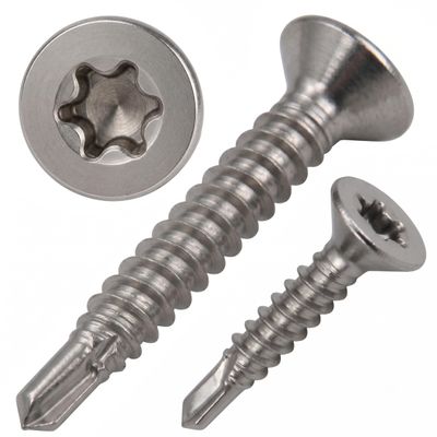 PROTECH Self-Drilling Screws 3.9 x 38 mm A2 Stainless Steel, Countersunk Torx, 100 pcs