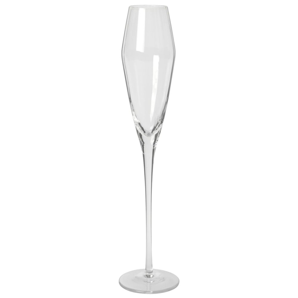 Broste Copenhagen 14460679 Sandvig Champagne Glass, Clear