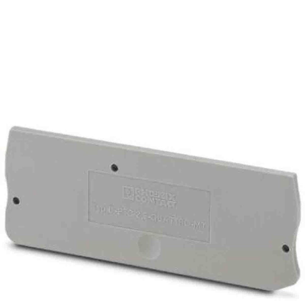 Phoenix Contact D-PTC 2.5 End Cover for DIN Rail Terminal Blocks, Pack of 50