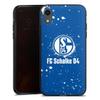 Silicone Case Compatible with Apple iPhone XR, Black, FC Schalke 04 Logo view 1