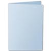 ARTOZ 15 DIN A5 Double-Fold Cards, Pastel Blue, Ribbed, 220 gsm view 1