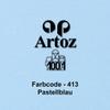 ARTOZ 15 DIN A5 Double-Fold Cards, Pastel Blue, Ribbed, 220 gsm view 3