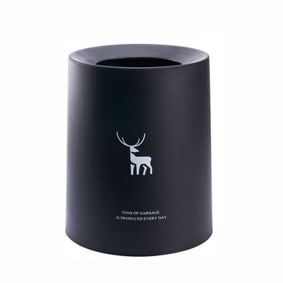 Round Trash Can with Inner Bucket, Open or Swing Lid, 8L/13L