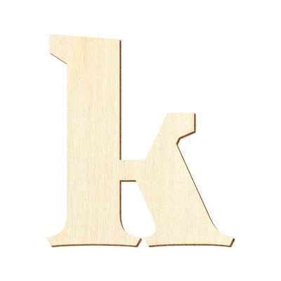 Btic GmbH Wooden Letters – Senza Bella Black – Custom Text with Size Selection