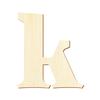 Btic GmbH Wooden Letters – Senza Bella Black – Custom Text with Size Selection view 1