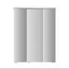 Jokey Lightedge 1L Bathroom Mirror Cabinet with LED Lighting, MDF/Wood, Outlet Included, White, 68 cm view 1