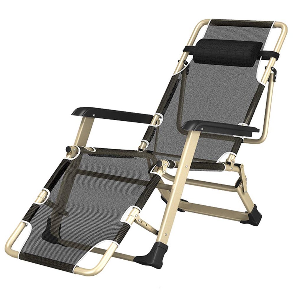 YFF Folding Zero-Gravity Lounge Chair with Headrest, 250 kg Capacity
