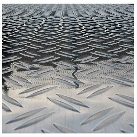 Aluminum DUETT Tread Plate 1.5/2.0 mm, 2,500 x 500 mm