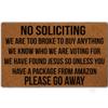 Eureya Funny Doormat for Entryway, Non-Slip, 45.7 x 76.2 cm, Machine Washable, Nonwoven Fabric view 1