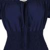 Women's Medieval Renaissance Dress, Floor-Length, Vintage Blue, XL view 2