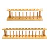 ExcLent Wooden 8/12-Hole Laboratory Test Tube Storage Holder Rack with Stand Sticks - 8 view 3