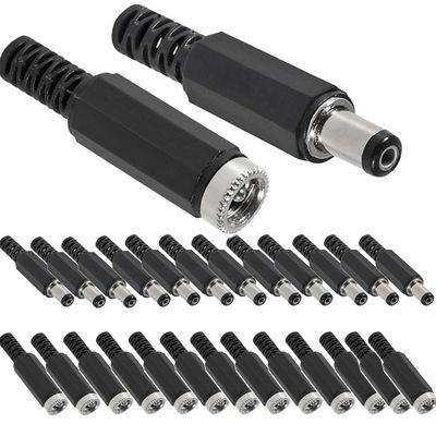 RUNCCI-YUN 24-Piece 5.5 x 2.1 mm DC Power Plug Set